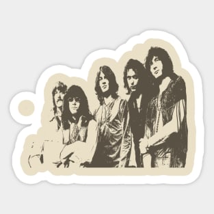 Deep Purple Vintage Sticker